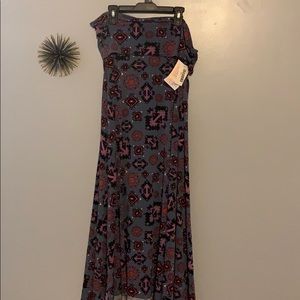 NWT LuLaRoe maxi skirt, size L